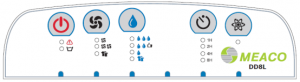 Meaco DD8L Control Panel